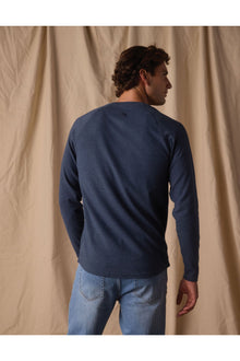 Men | Puremeso Everyday Henley | Indigo Blue