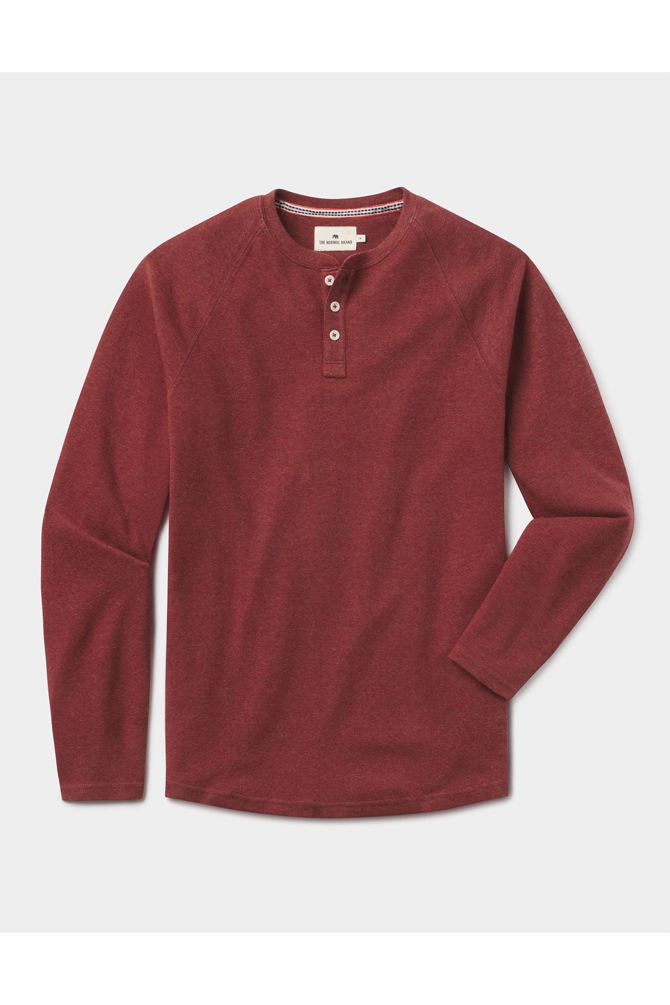 Men | Puremeso Everyday Henley | Redwood