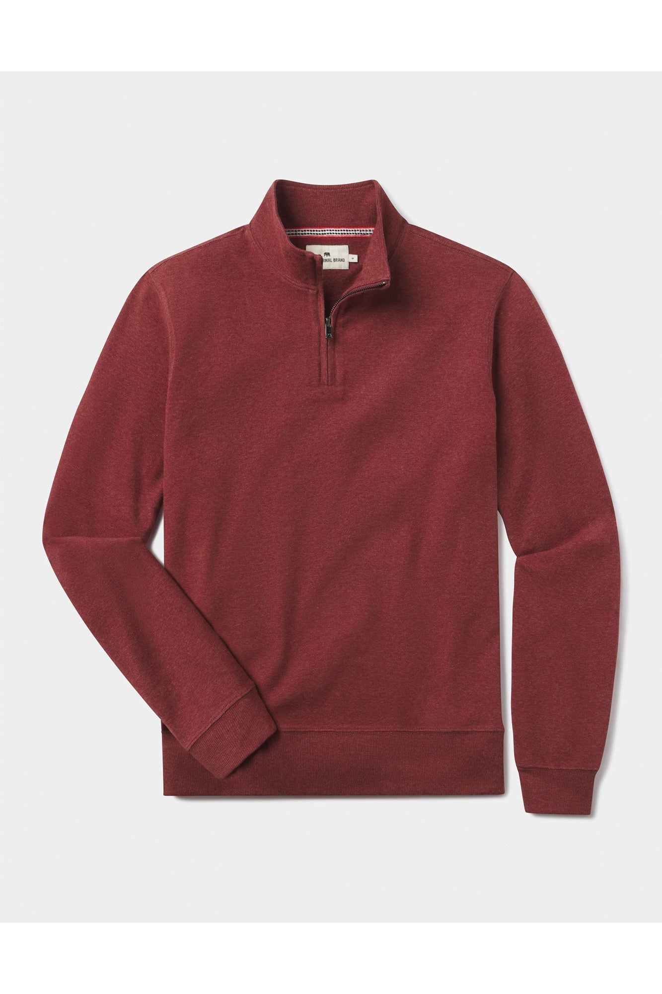 Men | Puremeso Weekend Quarter Zip | Redwood