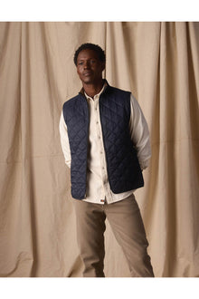 Men | Quilted Liner Vest | Navy
