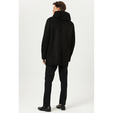 Men | Shearling Lamb Parka | Black