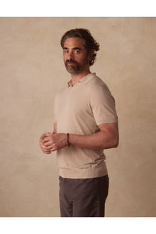 Men | Summer Linen-Blend Polo | Jute