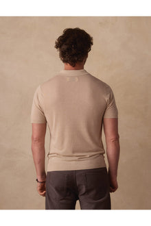 Men | Summer Linen-Blend Polo | Jute