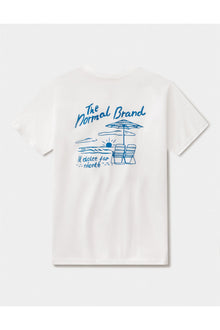 Men | Summer Postcard Tee | White