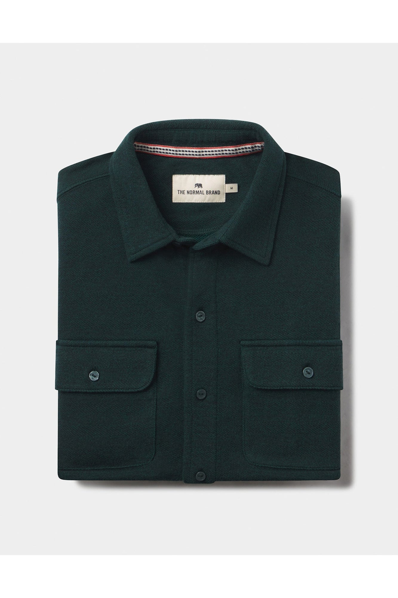 Men | Textured Knit Shirt | Emerald