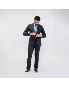 Men | Velocity Suit Jacket | Dark Charcoal (V1)