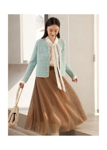 Mesh Fairy Skirt | Brown