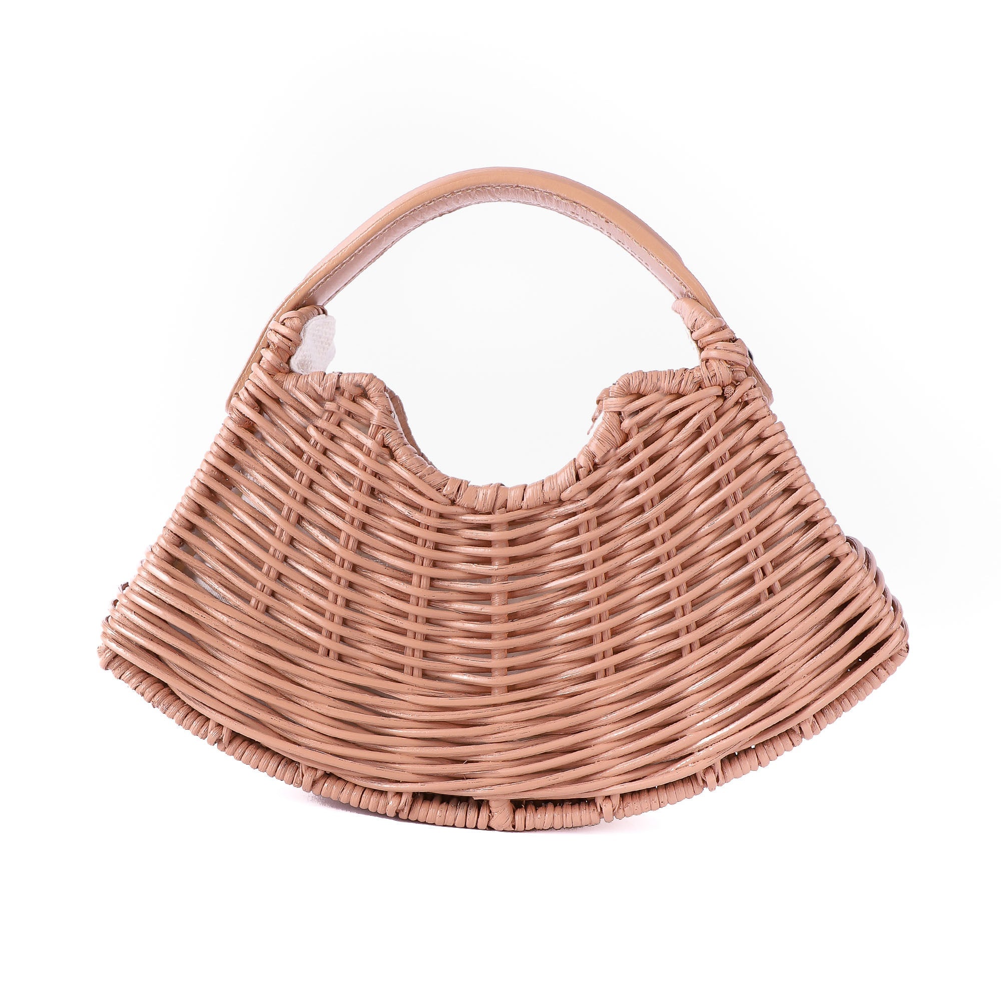 Wicker Wings - Wicker Handbag - Wicker Bag - Straw Bag - Rattan Bag - Made in England Handbag - Italian Leather Handbag - Woven Bag - Woven Handbag - Woven Tote Bag - Beach Bag - Summer Handbag - Summer Bag - Wicker Accessories - Camel Bag