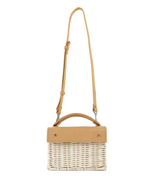 Mini Kuai-Natural-Sand-Front-Wicker-Wings-Wicker-Bag-Bucket-Bag-Bags-for-Women-Designer-Handbags-Beach-Bag-Summer-Bag-Straw-Bag-Black-Bag-Crossbody-Bag-Mini-Bag-Leather-Handbags-Purse