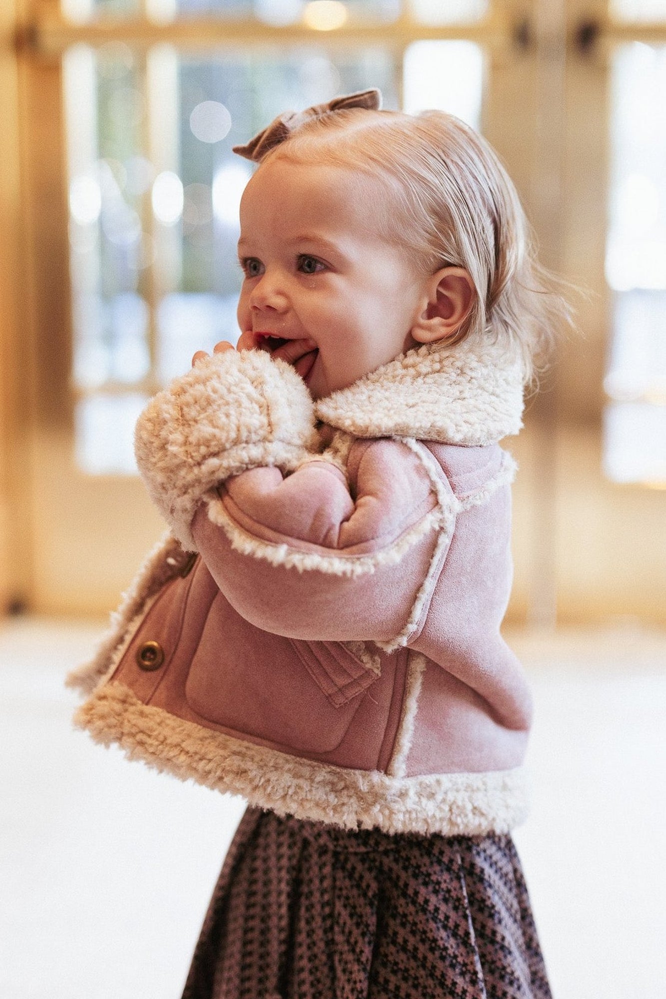 Girls | Mini Blush Coat | Pink