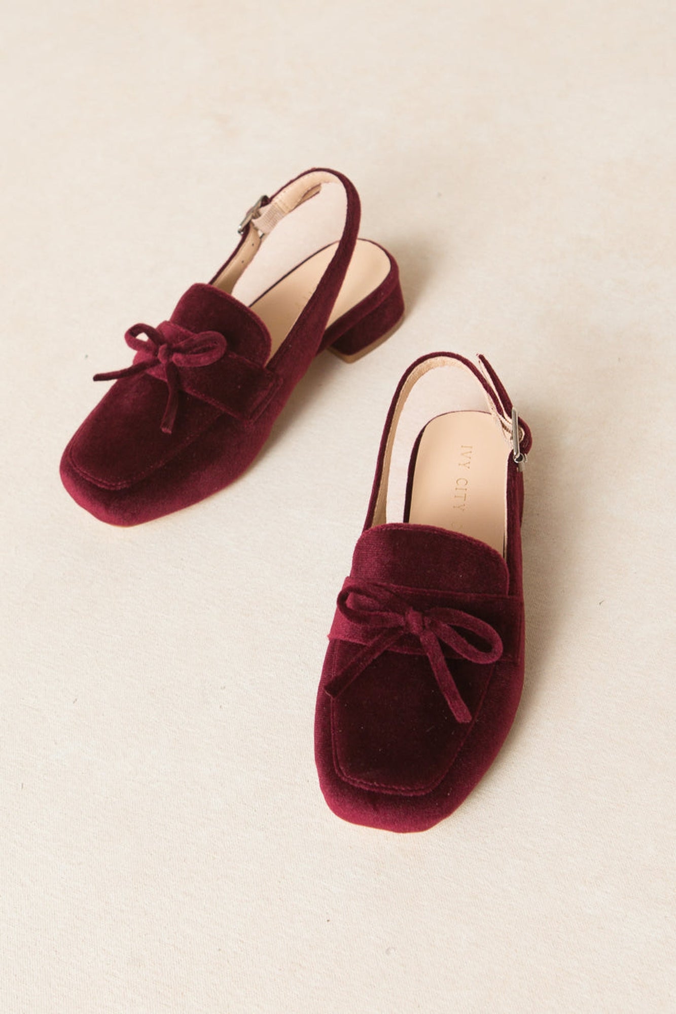 Girls | Mini Ivy Bow Loafer | Red