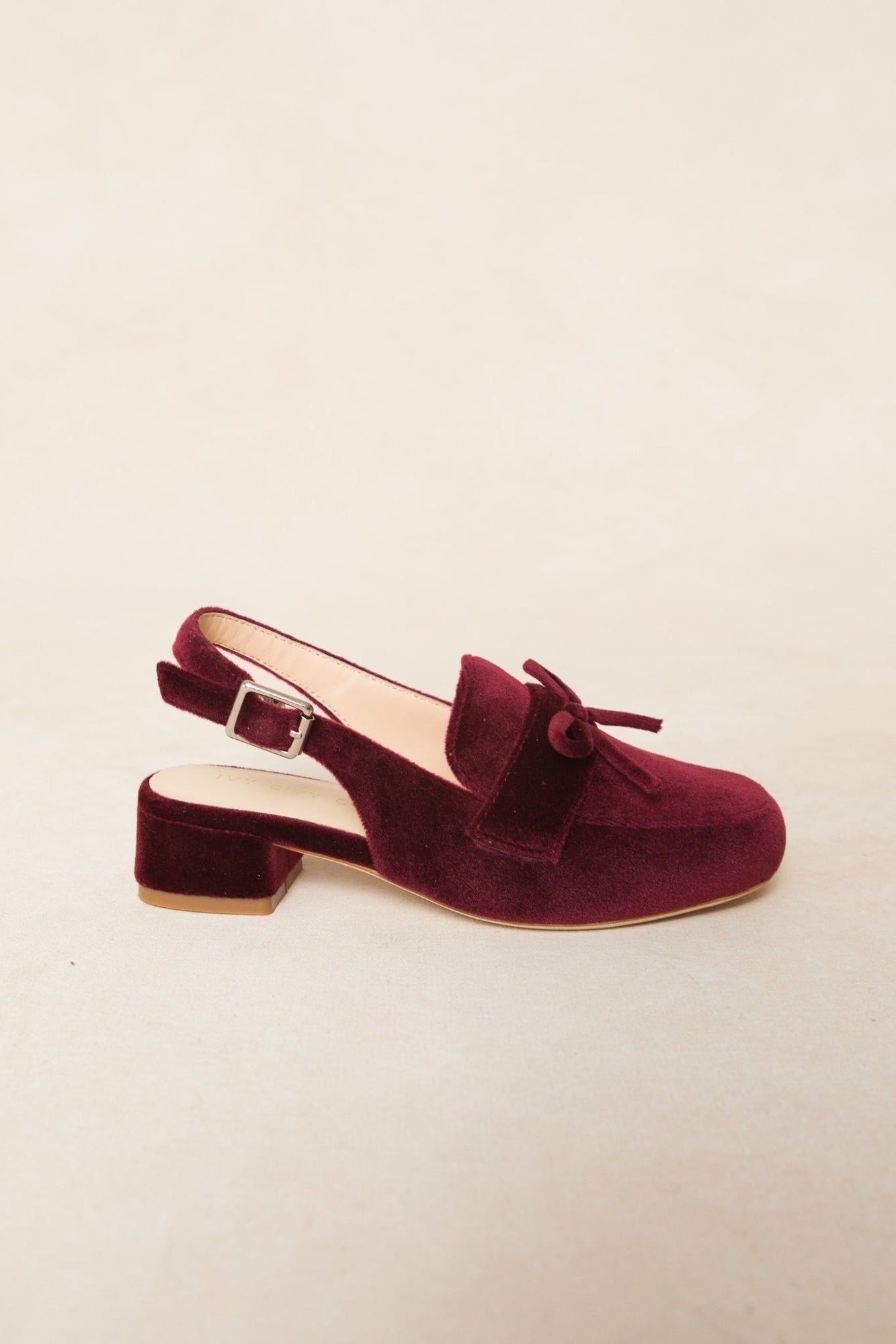 Girls | Mini Ivy Bow Loafer | Red