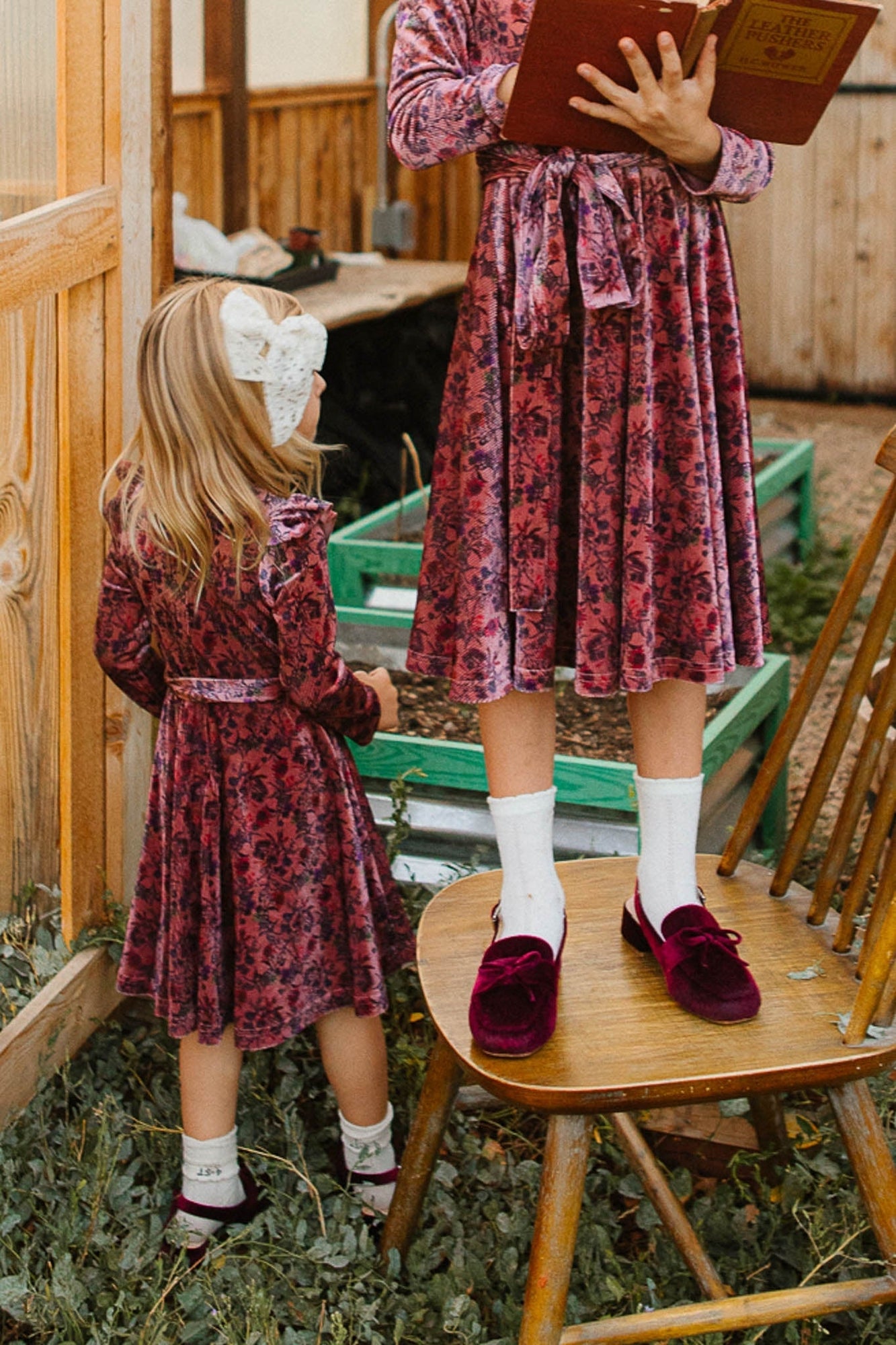 Girls | Mini Ivy Bow Loafer | Red