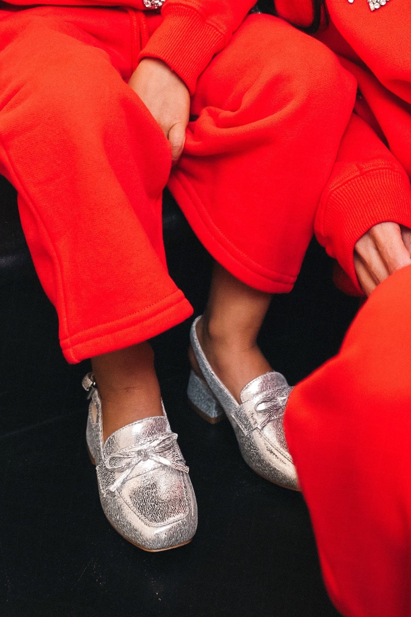 Girls | Mini Ivy Bow Loafer | Silver