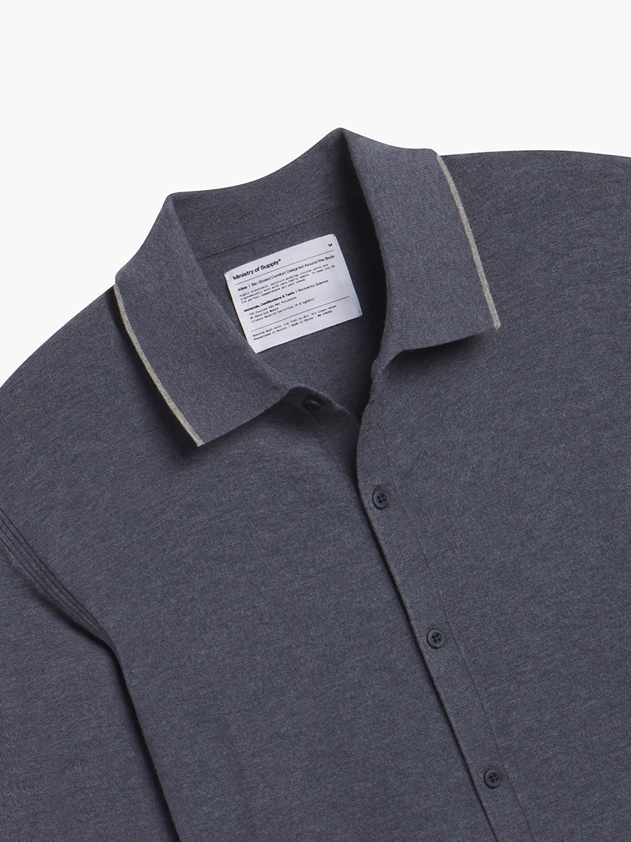 Men | Atlas Air Shirt | Indigo Heather