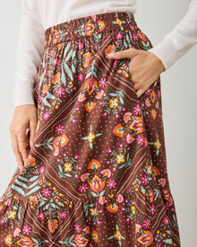 Floral Bandana - Lone Star Skirt - Tanned Copper - Printfresh