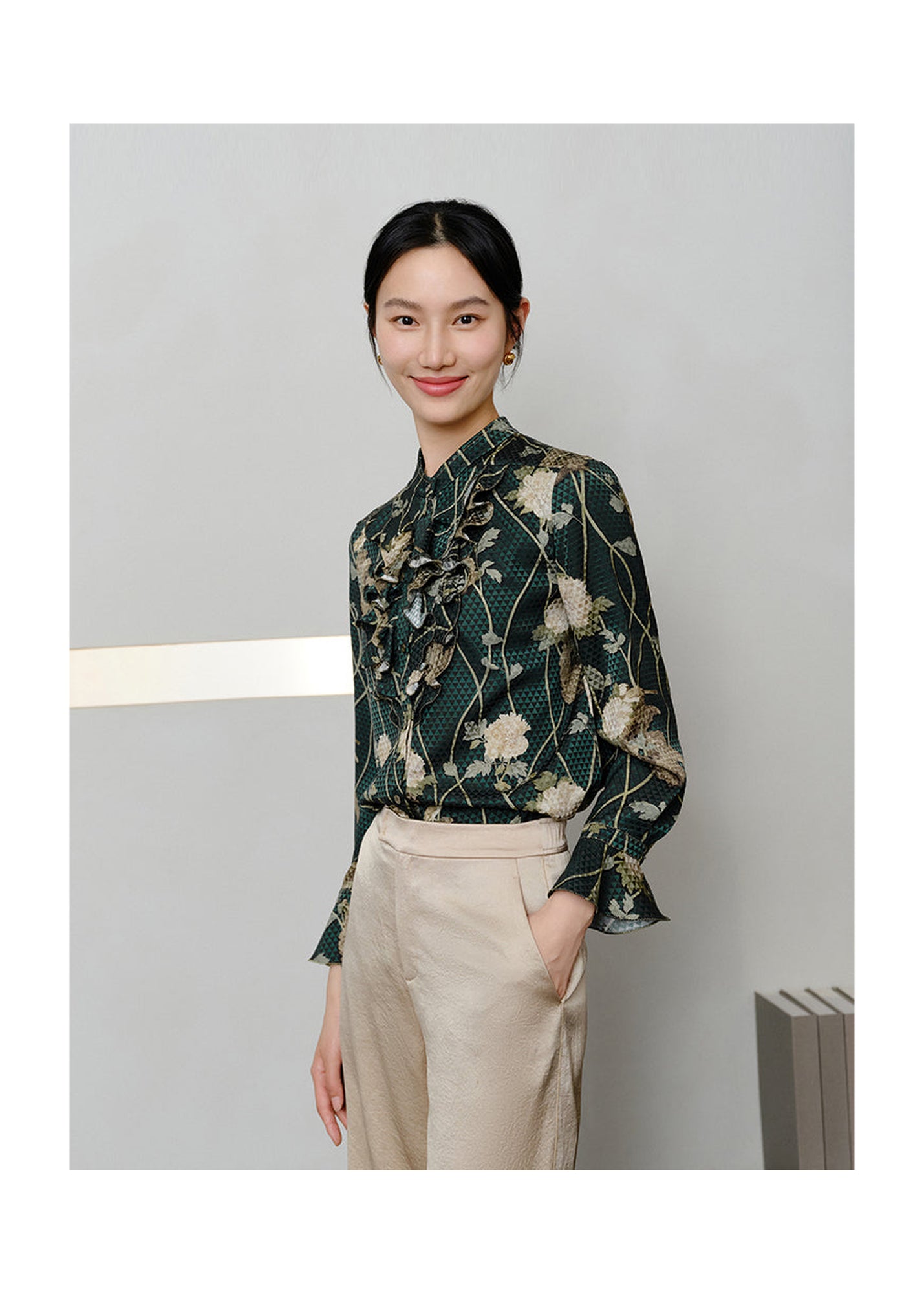 Mulberry Silk Shirt | Green