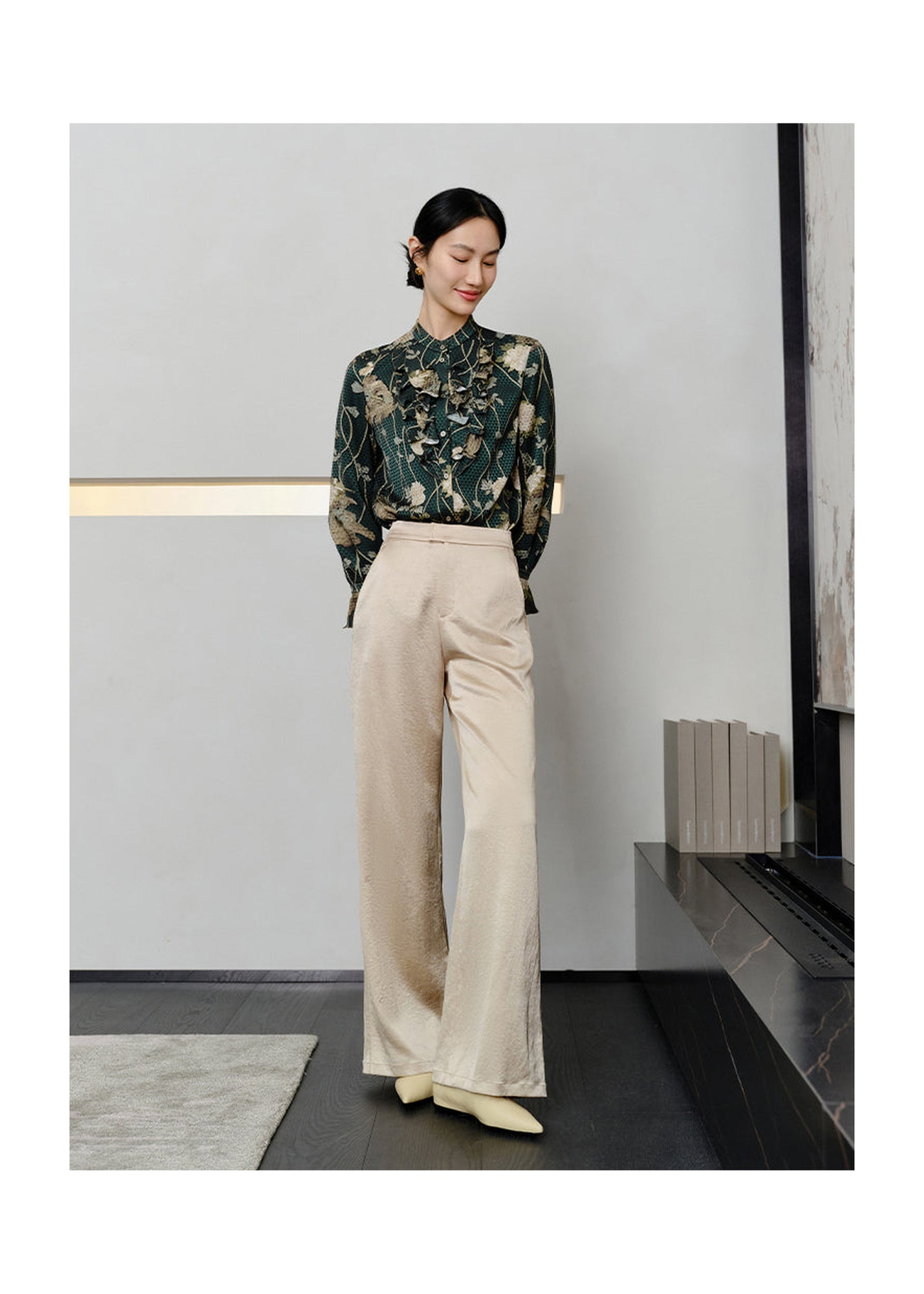 Mulberry Silk Shirt | Green