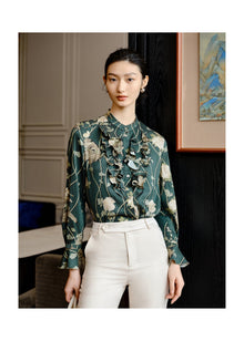 Mulberry Silk Shirt | Green