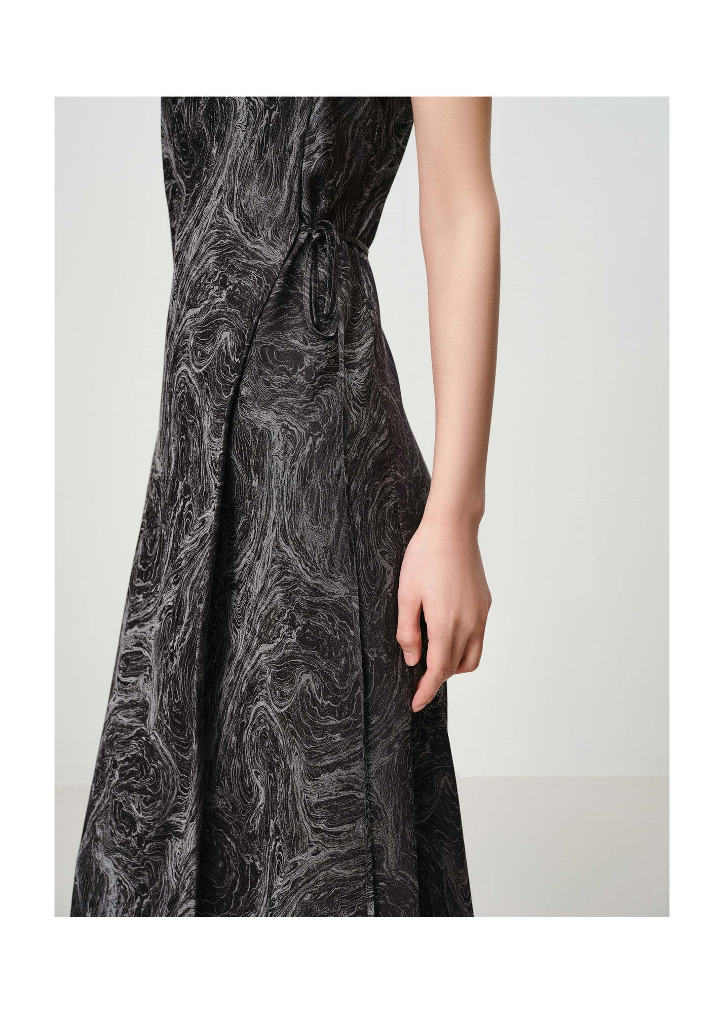 Mulberry Silk Slip Dress | Black