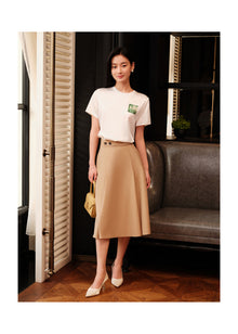 Mulberry Silk T-shirt | White