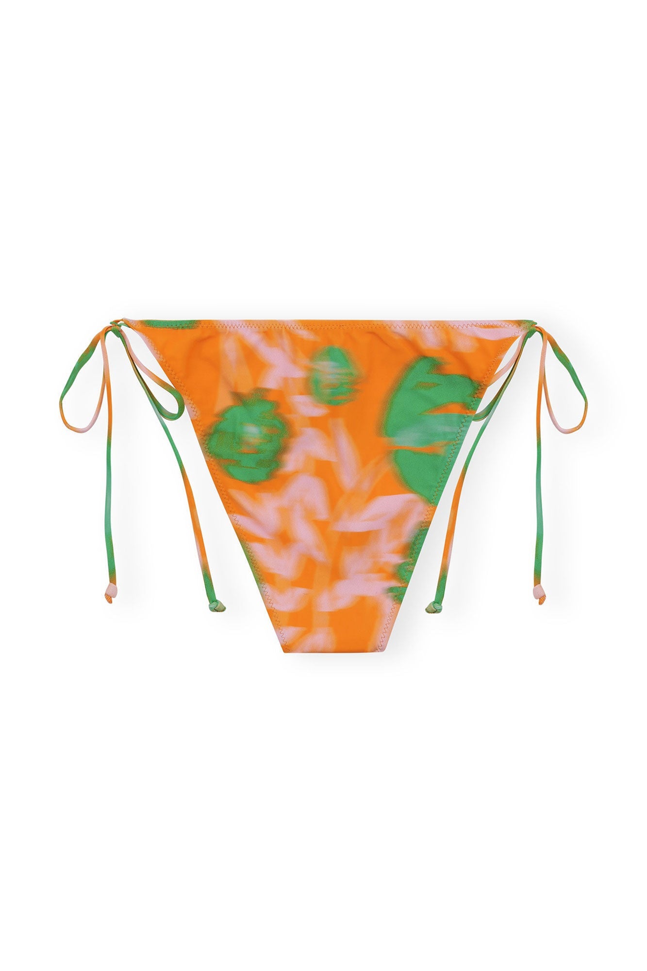 Multicolour Printed Bikini Briefs | Vibrant Orange
