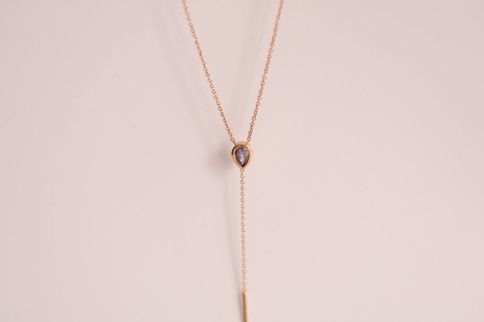 Women | Spinel Stillwater Lariat | 14k Rose Gold – Lavender Spinel