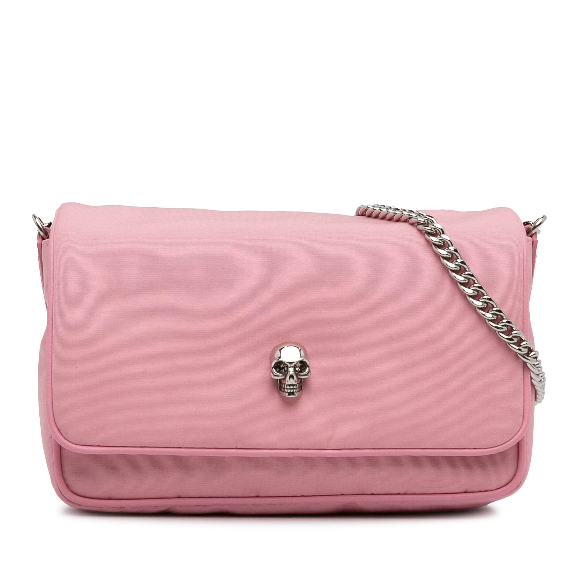 Alexander McQueen | Pre-Owned Nylon Skull Crossbody | Pink
