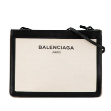 Balenciaga | Pre-Owned Canvas Navy Pochette Crossbody | Brown