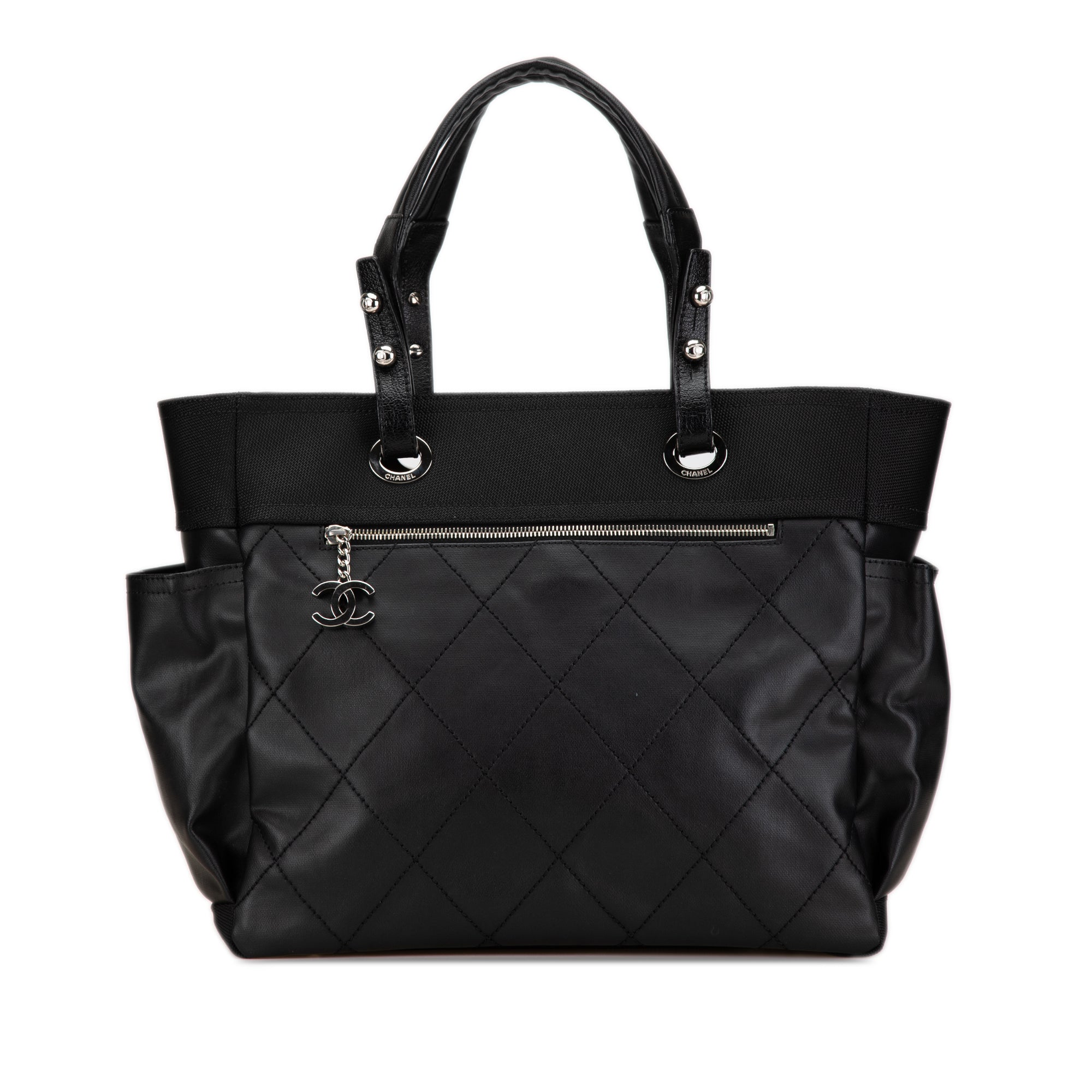Chanel | Pre-Owned Large Paris Biarritz Tote | Black