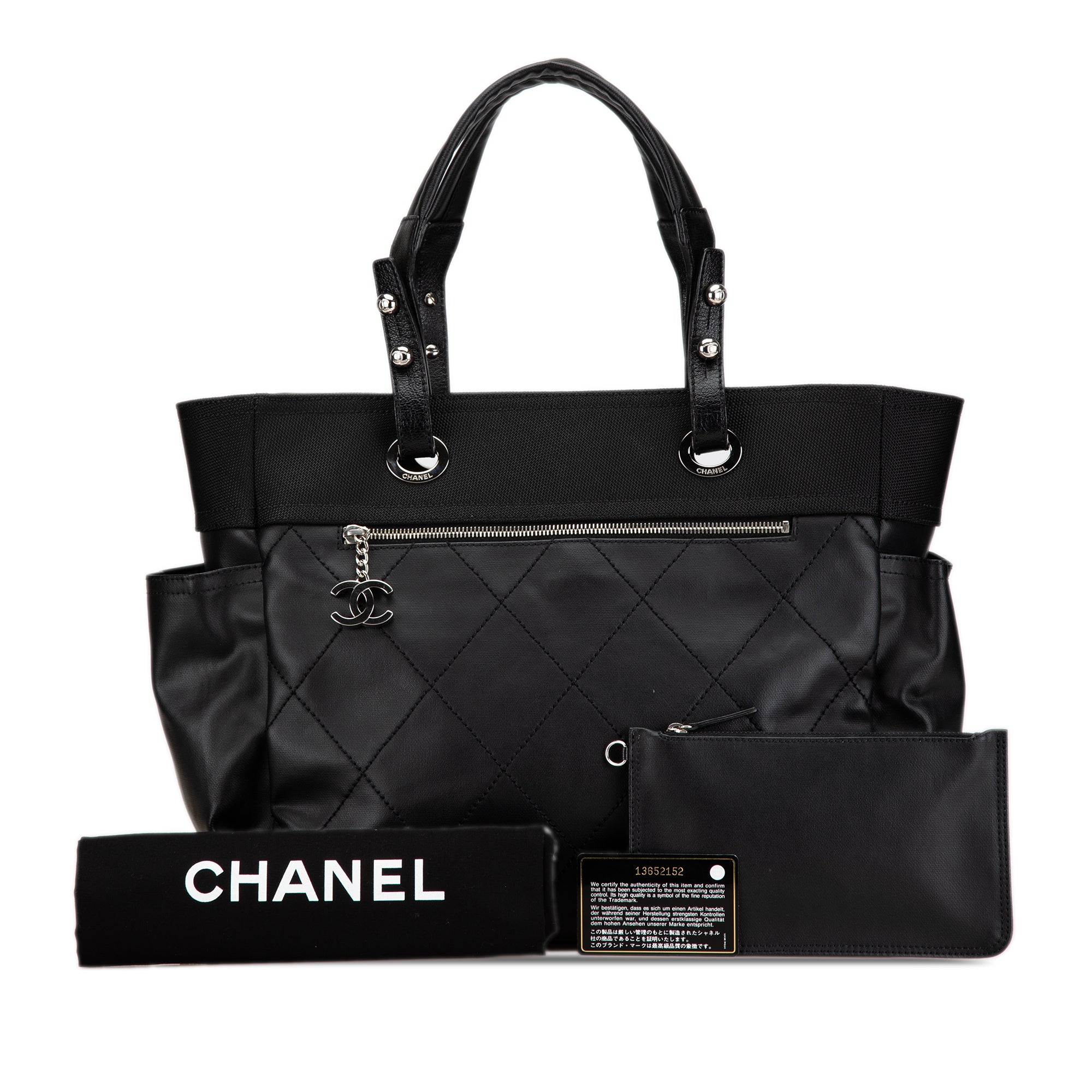 Chanel | Pre-Owned Large Paris Biarritz Tote | Black