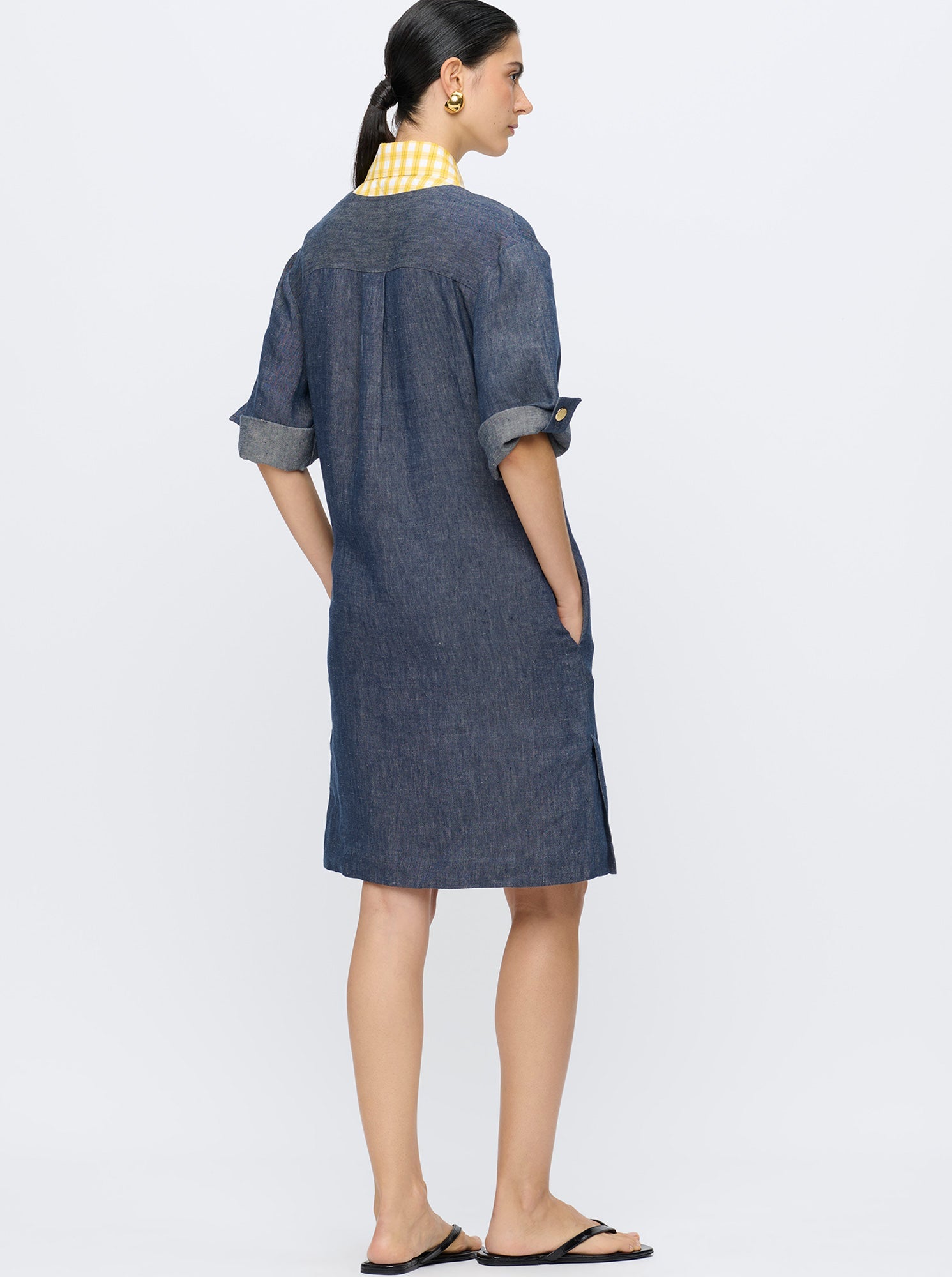 Nadege Tunic Dress | Indigo