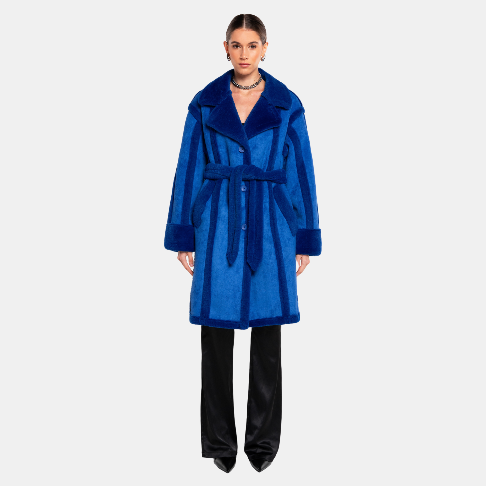 OW Collection New York Coat | Blue