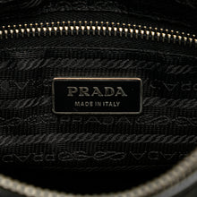 Prada | Pre-Owned Saffiano Trimmed Tessuto Crossbody | Black