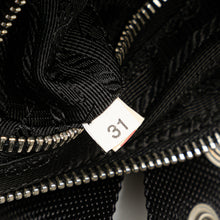 Prada | Pre-Owned Saffiano Trimmed Tessuto Crossbody | Black