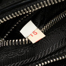 Prada | Pre-Owned Saffiano Trimmed Tessuto Crossbody | Black