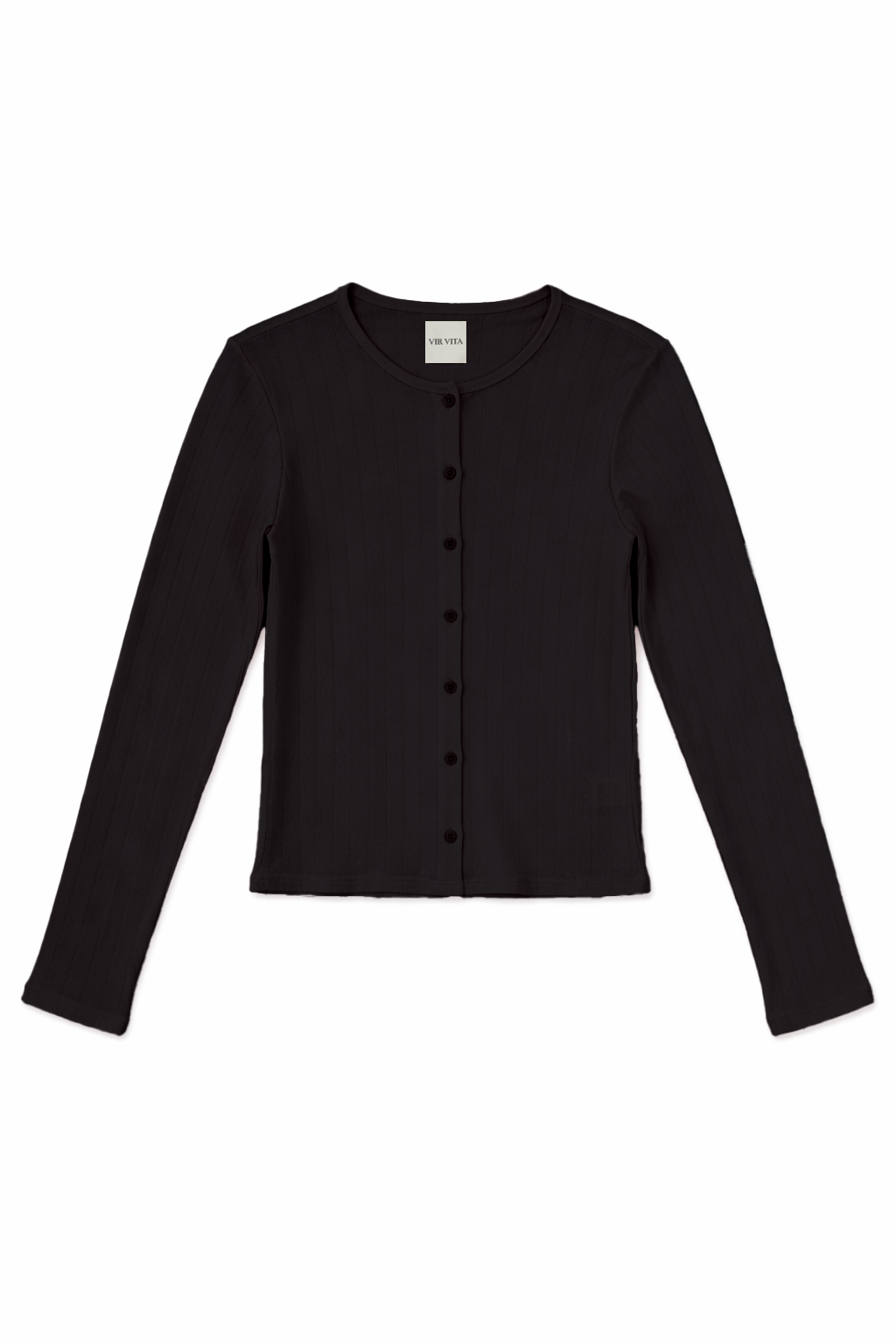 Nora Pointelle Cardigan | Vintage Blue