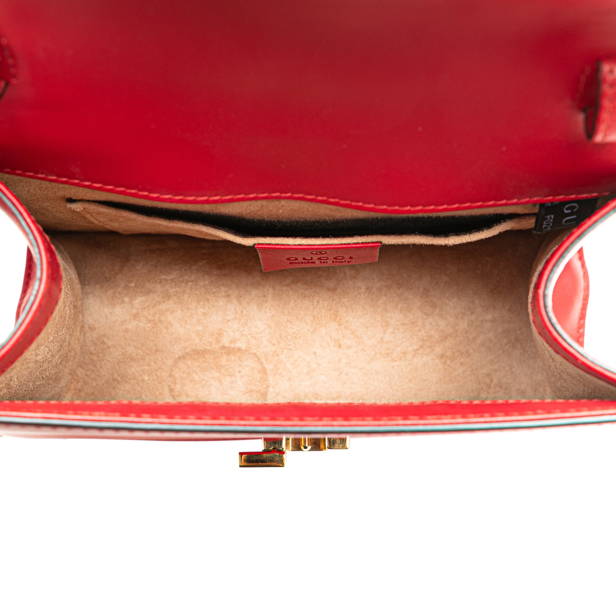 Gucci | Pre-Owned Mini Calfskin Sylvie Satchel | Red