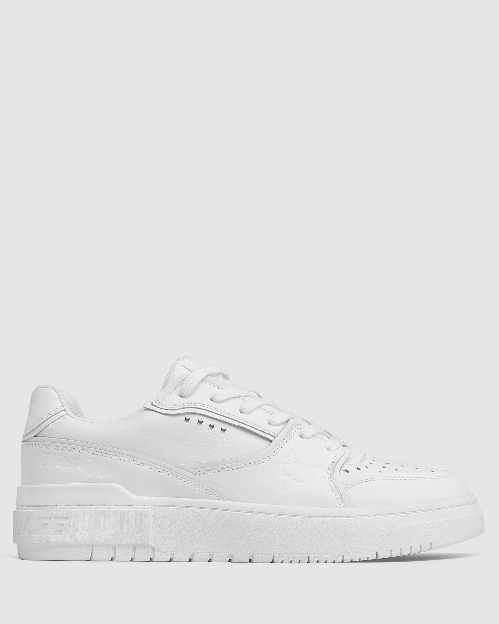 Mens | NW-01 Leather Sneaker | Triple White