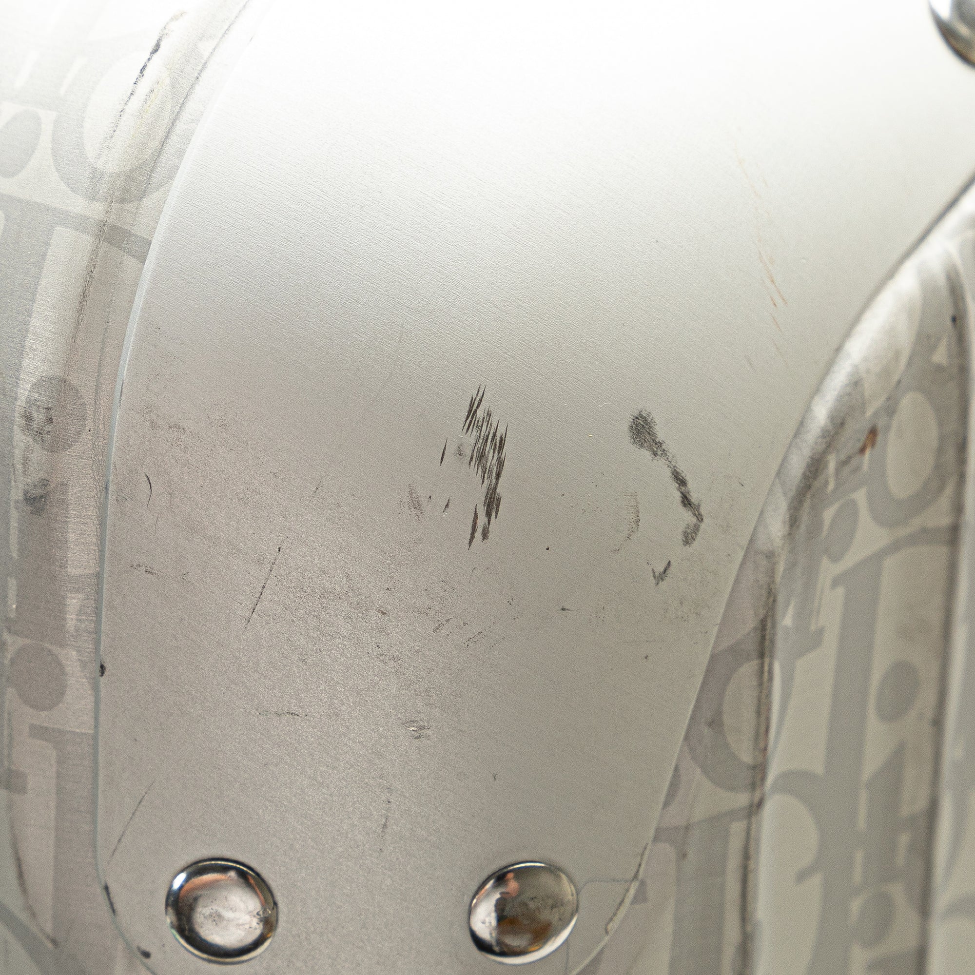 Dior | Pre-Owned Rimowa Oblique Aluminum Gradient Cabin Luggage | Silver