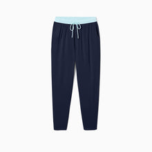 Modal French Terry Lounge Pants | Navy/Mint