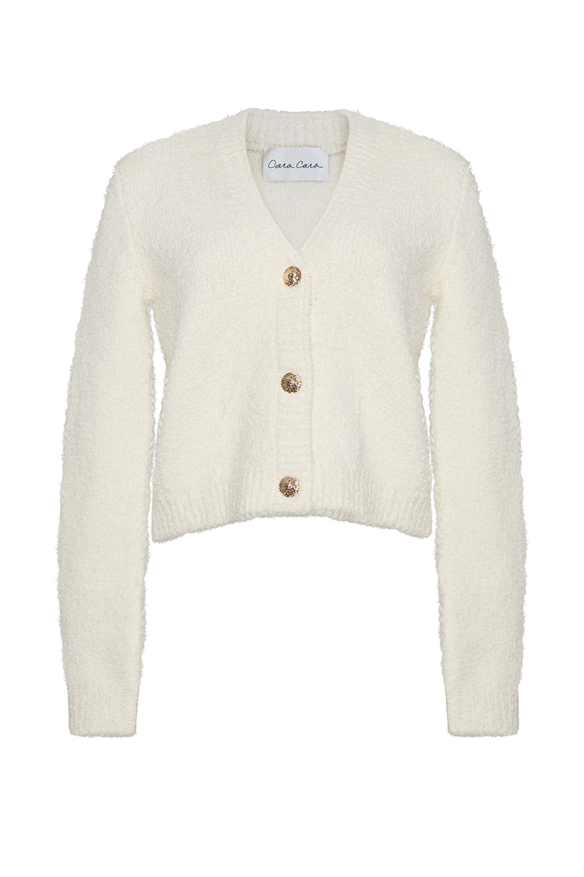 Nola Boucle Cardigan | Ivory