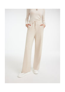 Non-dyeing Cashmere Knit Pants | Beige