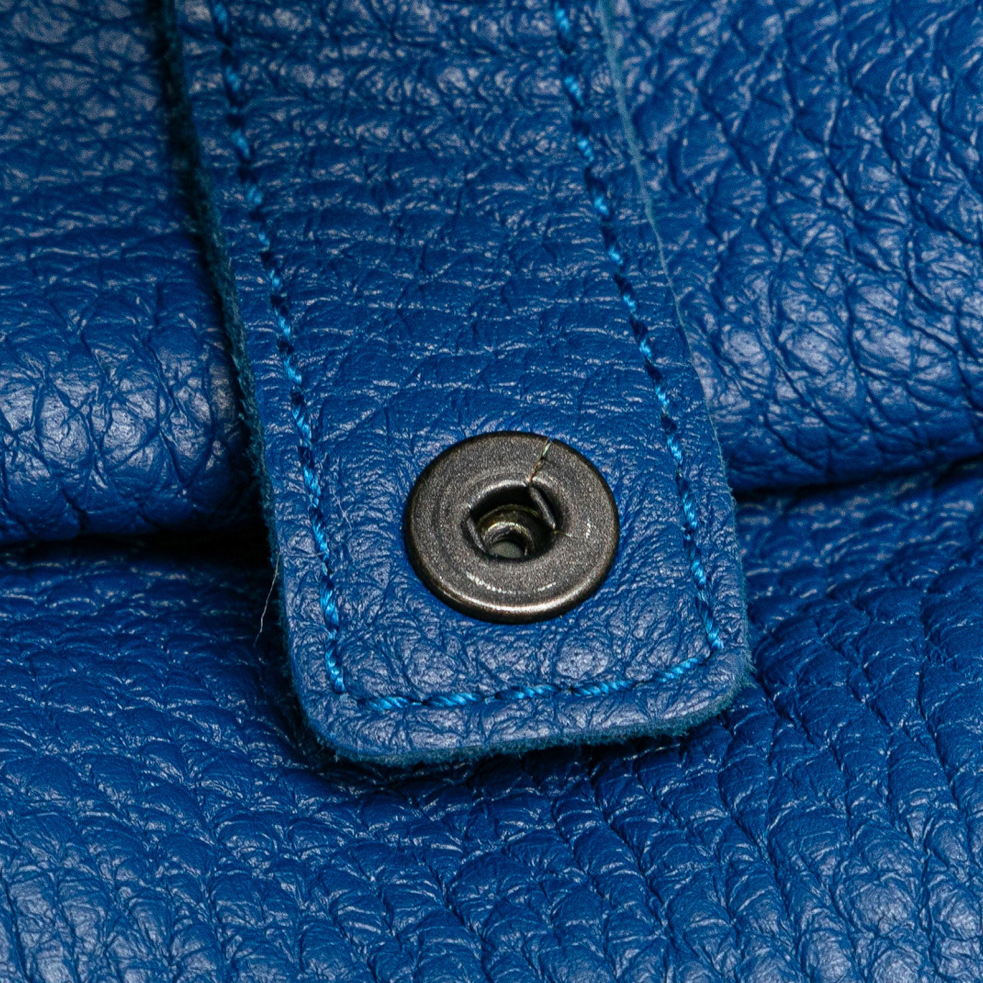 Bottega Veneta | Pre-Owned Intrecciato Crossbody | Blue
