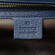 Gucci | Pre-Owned Medium Miss Bamboo Leather Crossbody | Blue