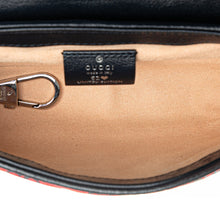 Gucci | Pre-Owned Super Mini GG Canvas Marmont Matelasse Flap | Red