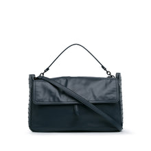 Bottega Veneta | Pre-Owned Intrecciato Satchel | Blue