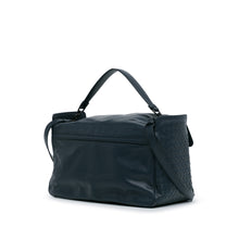 Bottega Veneta | Pre-Owned Intrecciato Satchel | Blue