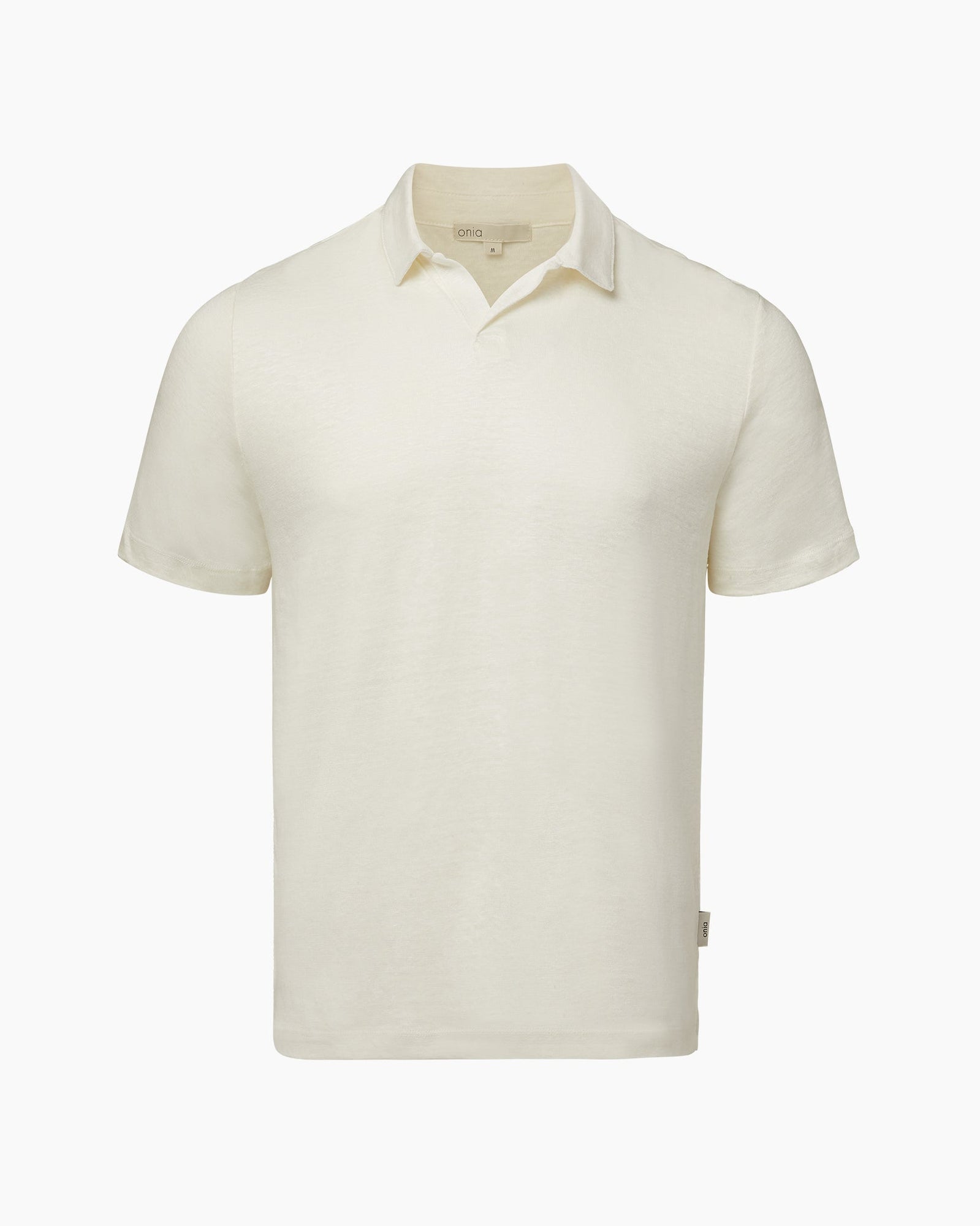 Mens | Shaun Linen Polo | White