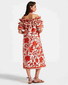 Women | Breakfast Dress  | Red